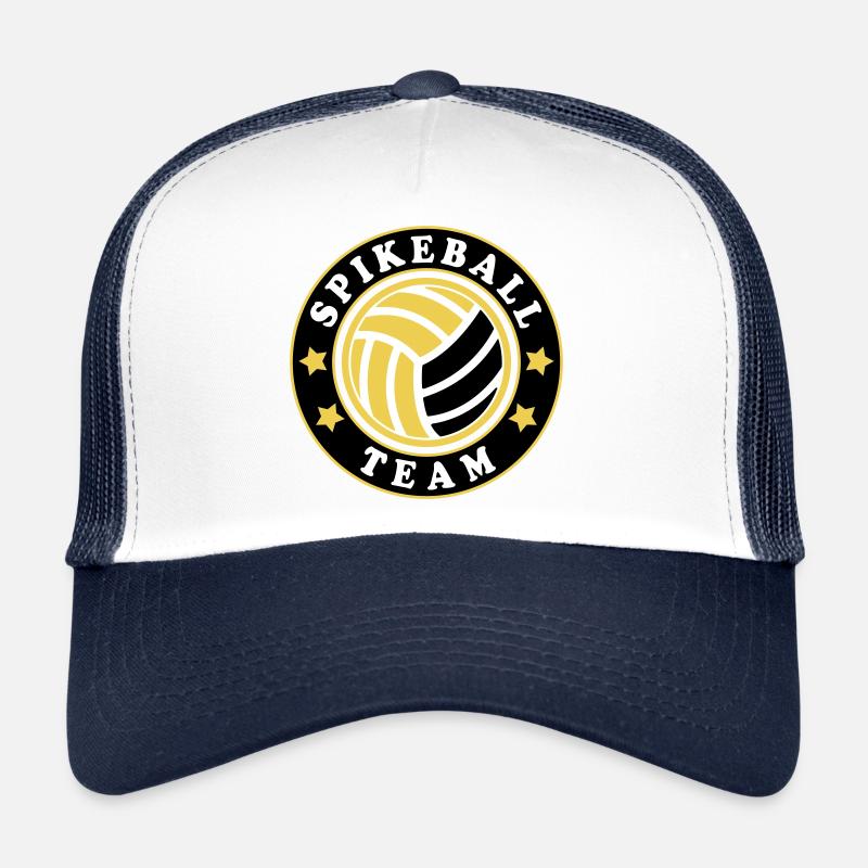 Les couleurs peuvent être modifiées | Roundnet Spikeball Team Fun Casquette trucker 