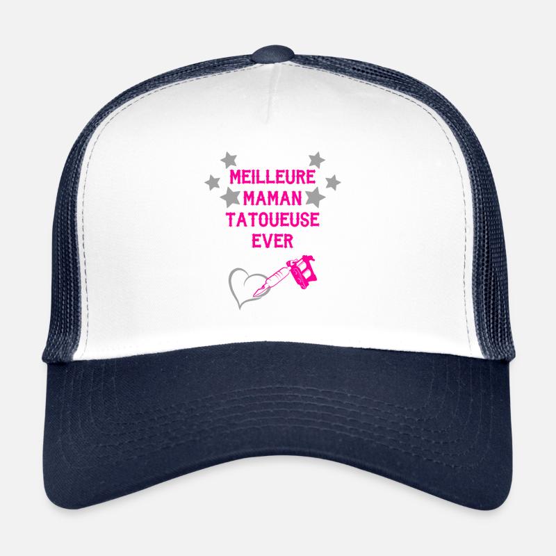 Meilleure maman tatoueuse ever fête des mères gift Casquette trucker 