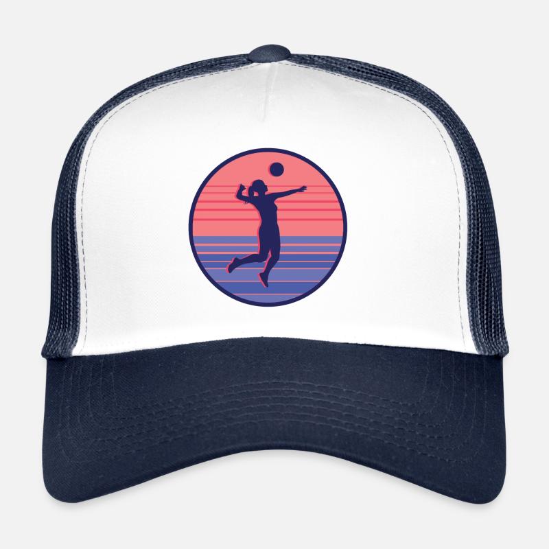 Joueuse de volleyball Joueuse de volleyball Filles Casquette trucker 