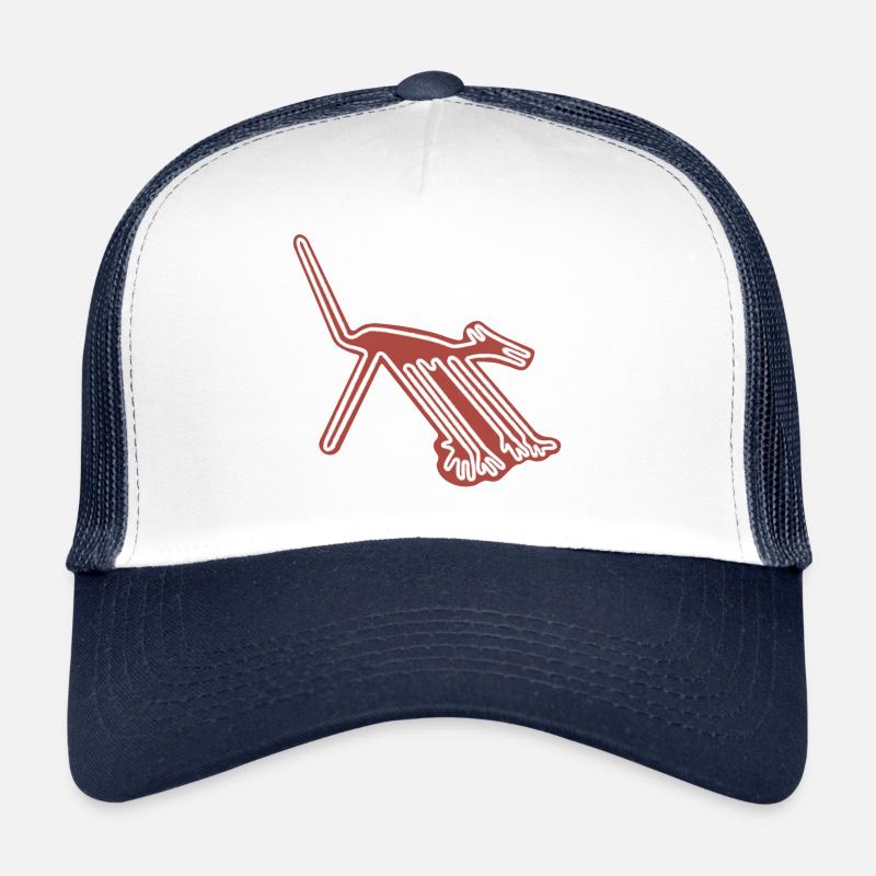Nazca Lines Hund Trucker Cap