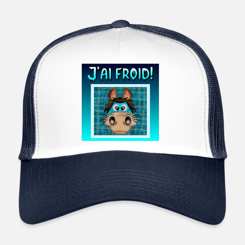 J'ai froid - Hiver - CHEVAL - ANIMAUX Casquette trucker 