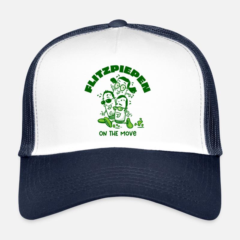 Flitzpiepen on move - Grün Trucker Cap