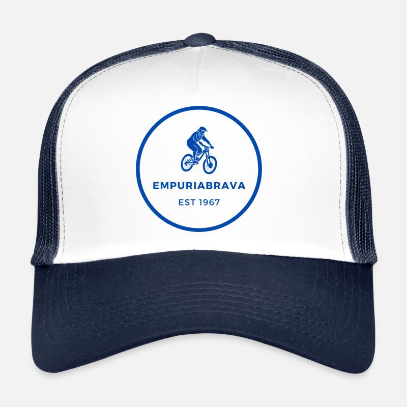 EmpuriaBrava EST 1967 MTB - Trucker Cap - Weiß/Navy