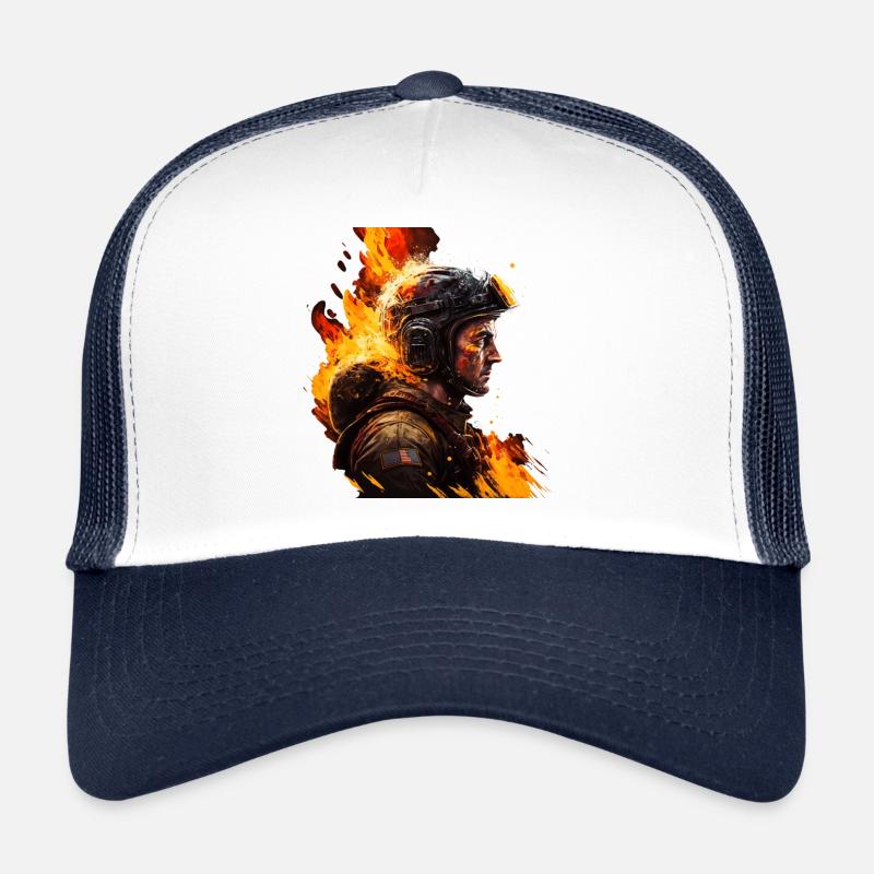 Firefighter - show your support Trucker Cap