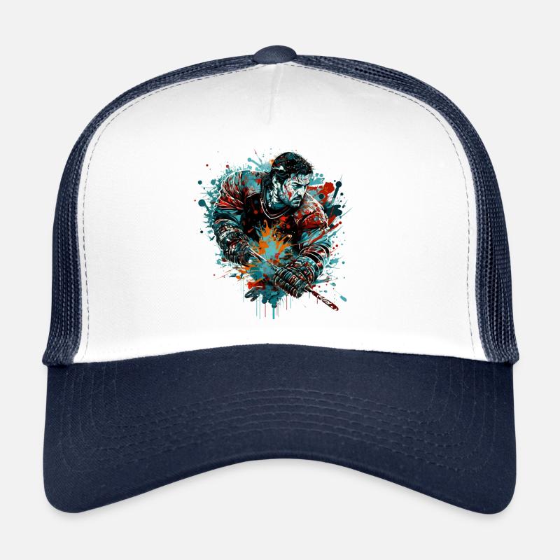 Eishockeyspieler Trucker Cap