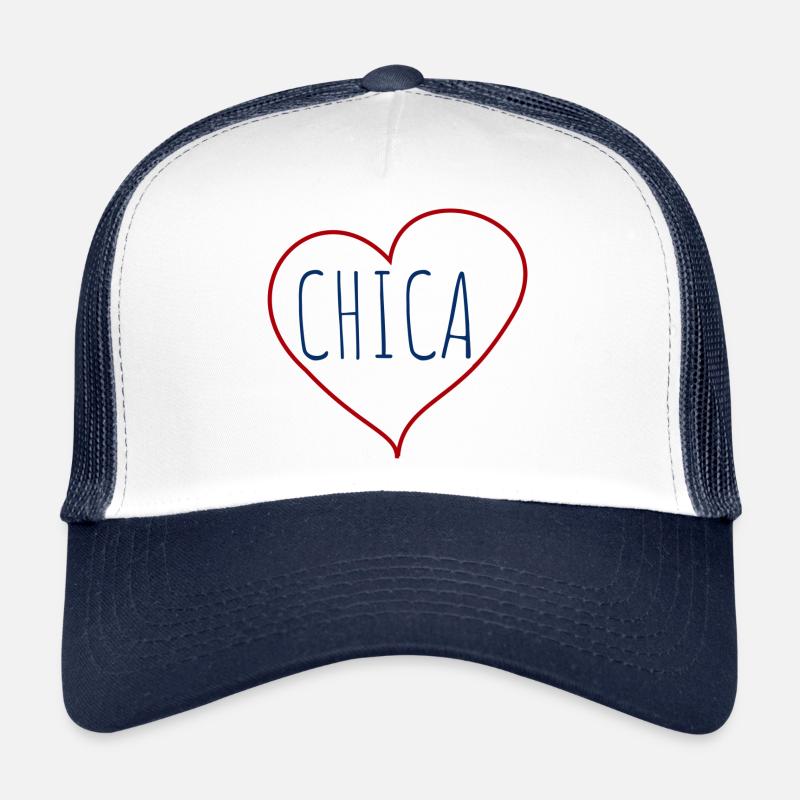 Chica heart Casquette trucker 