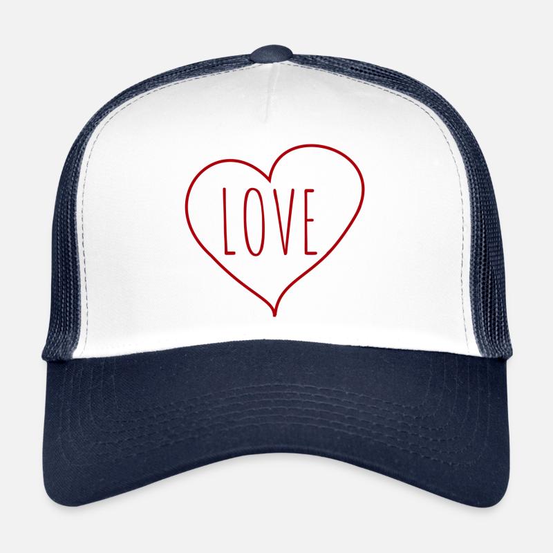 Love heart Casquette trucker 