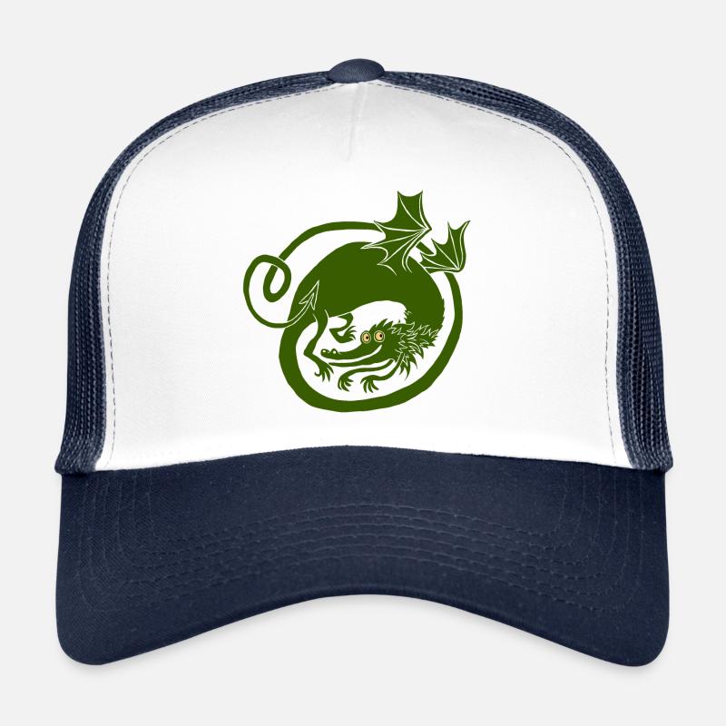 Drache (dunkler) Trucker Cap