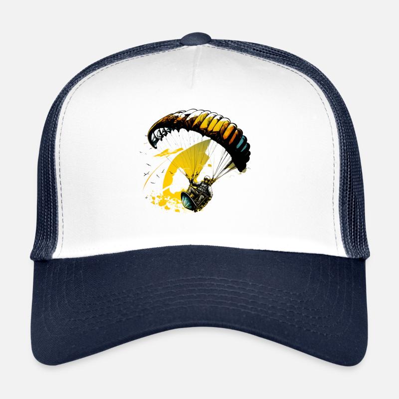 Hoch hinaus, Paraglider in Action Trucker Cap