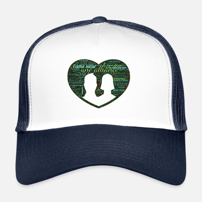 Valentine jour WordArt typography Casquette trucker 