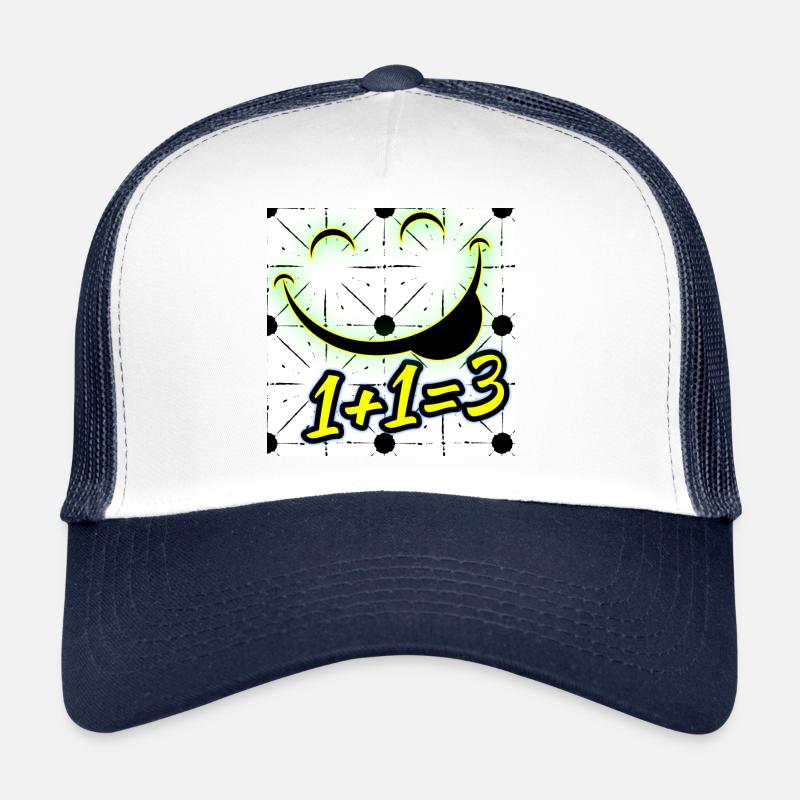 Eins plus eins gleich Drei | 1+1=3 | Abbild Trucker Cap