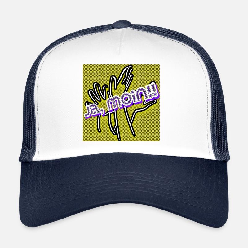 Oui, Moin !! (Oui, bonjour) Argot - Image - 2023 Casquette trucker 