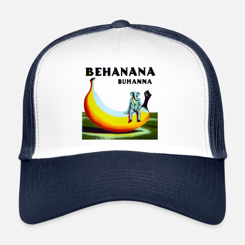 Behanana Buhanna - Trucker Cap - Weiß/Navy