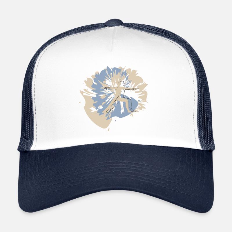 Le design de yoga de Rikle Casquette trucker 