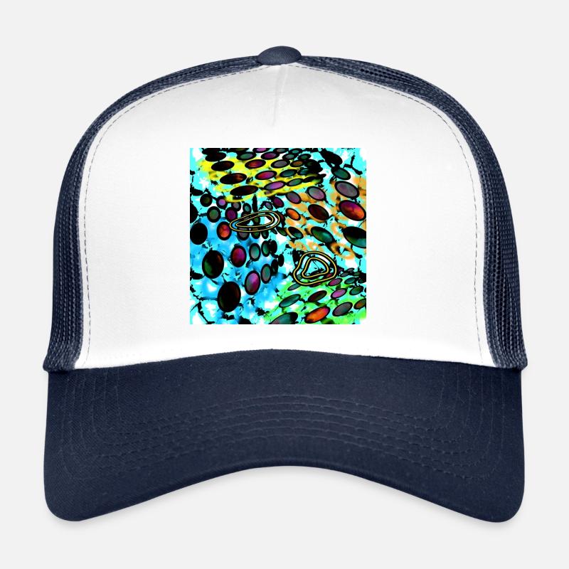 Sticky Ikky (Image d’art) - Image - 2023 - Casquette trucker  - blanc/marine