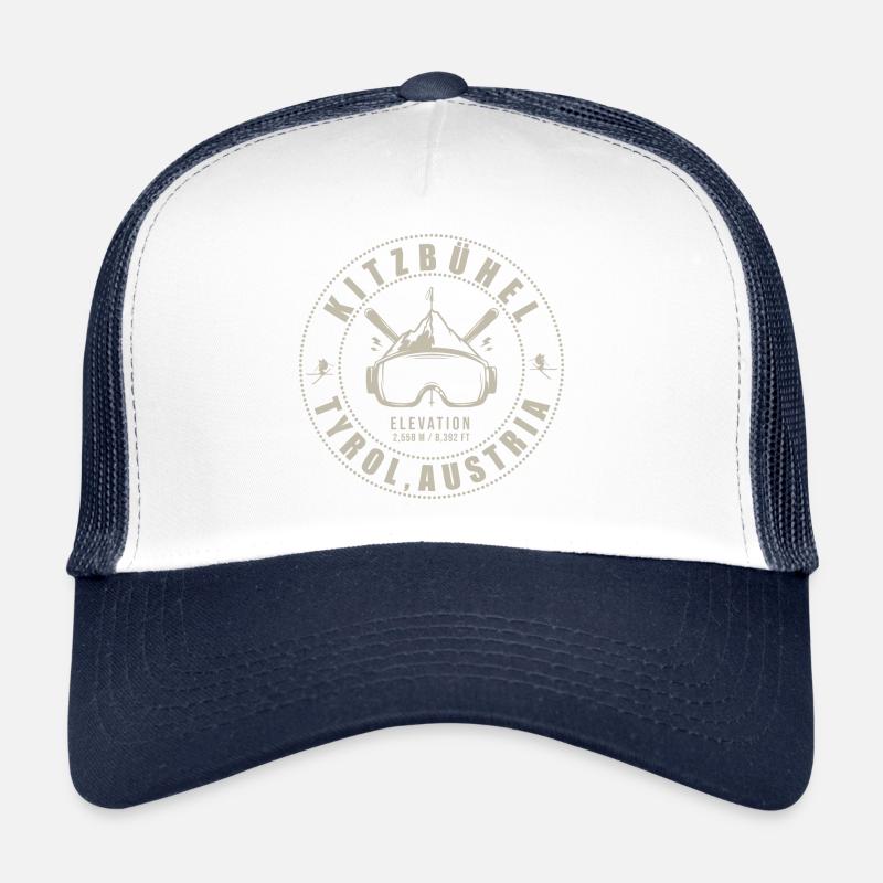 Kitzbühel Austria - Trucker Cap - white/navy