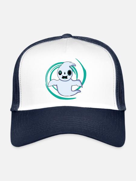 Lupi - Trucker Cap - white/navy - Front