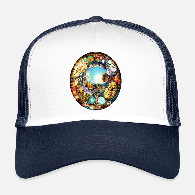 Imaginarium 02 - Trucker Cap - Weiß/Navy