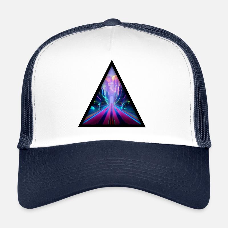 Seelenweg 04 - Casquette trucker  - blanc/marine
