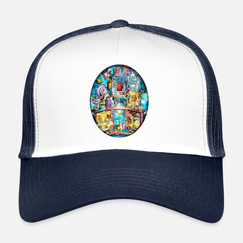 Imaginarium 03 - Trucker Cap - Weiß/Navy