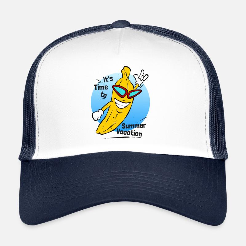 Coole Banane Sommer Meer Urlaub Trucker Cap
