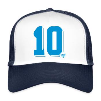 lionel - Trucker Cap - Weiß/Navy - Vorne