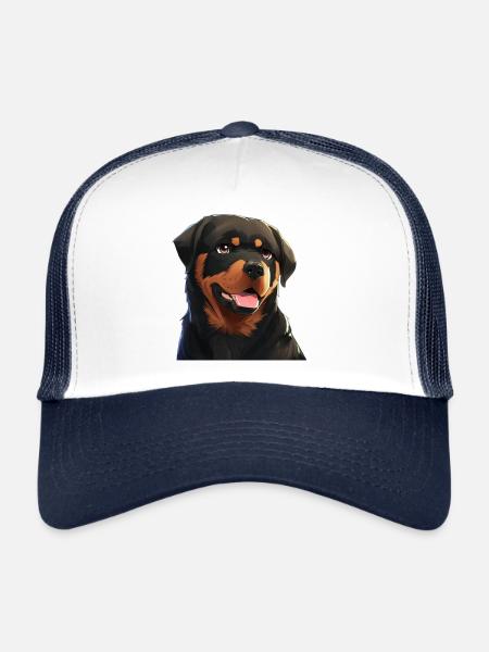 Rottweiler - Casquette trucker - blanc/marine