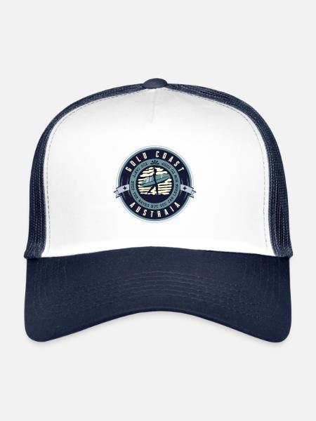 Gold Coast Australia Surfer - Trucker Cap - white/navy - Front
