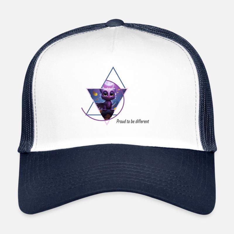 Hybride hibou-dragon Casquette trucker 