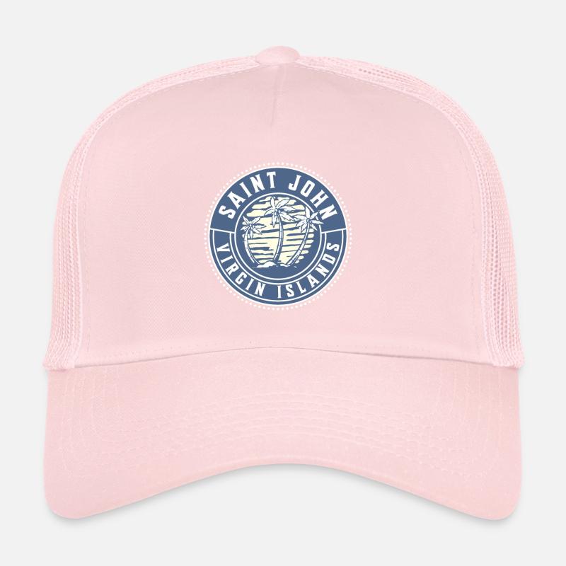 St John Îles Vierges américaines Casquette trucker 