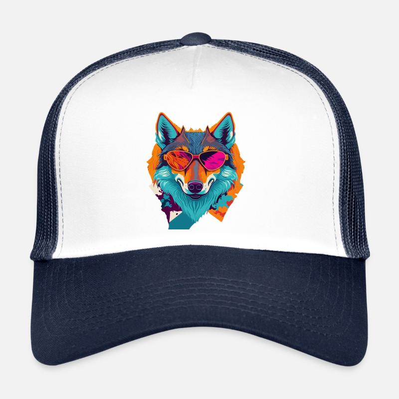 Retro-Wolfsaufstand Trucker Cap