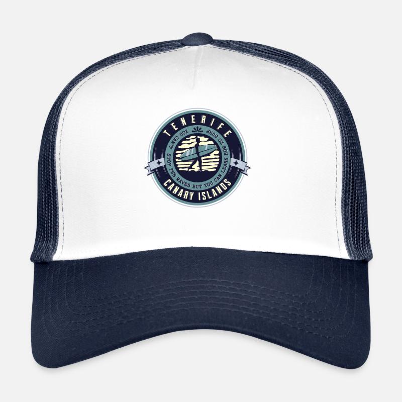 Tenerife Canaries Sunset Surfer Casquette trucker 