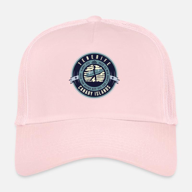 Tenerife Canary Islands Sunset Surfer Trucker Cap