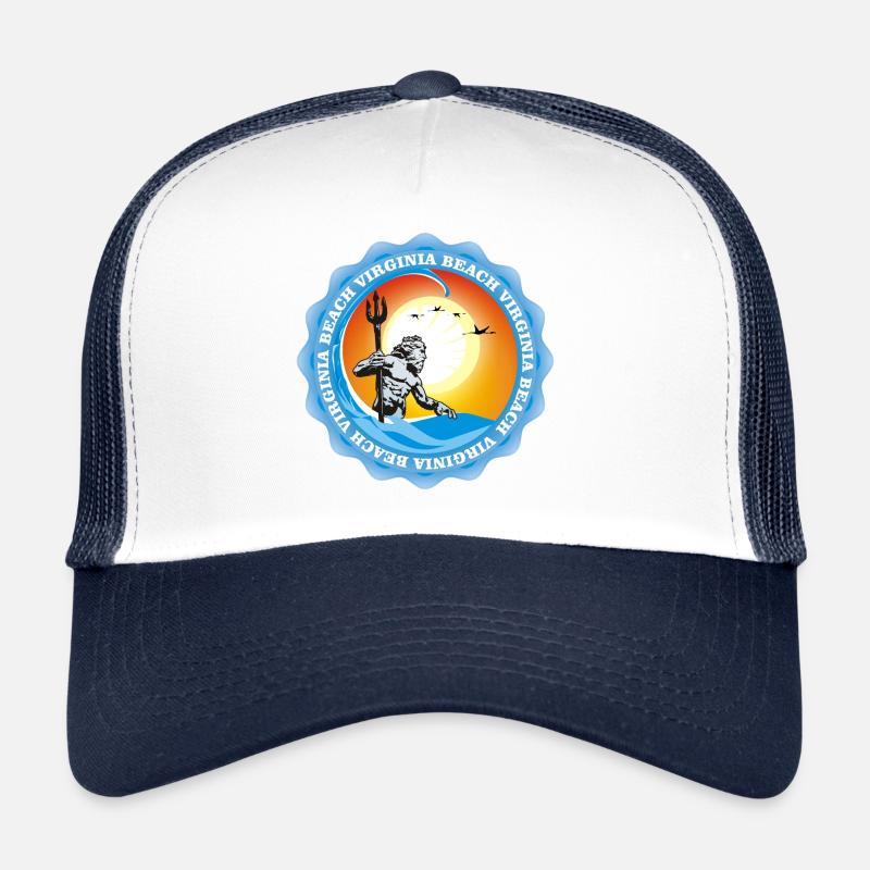 Virginia Beach King Neptune Casquette trucker 