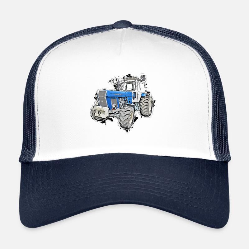 ZT303 - Trucker Cap - Weiß/Navy