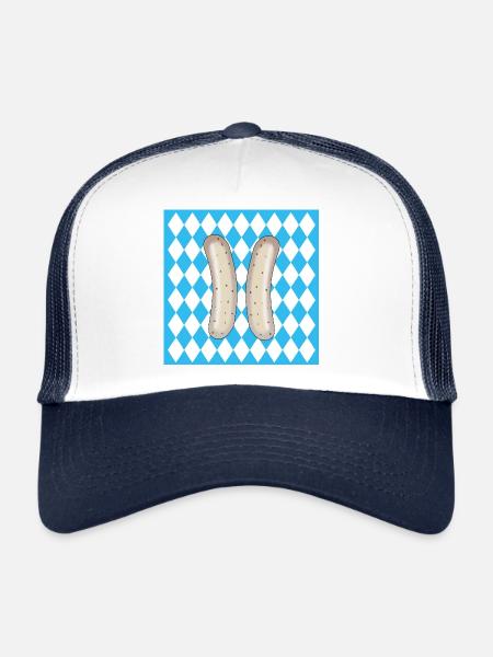 NUMÉRO 11 Eleven - Allemagne BAVIÈRE - Casquette trucker  - blanc/marine - Devant