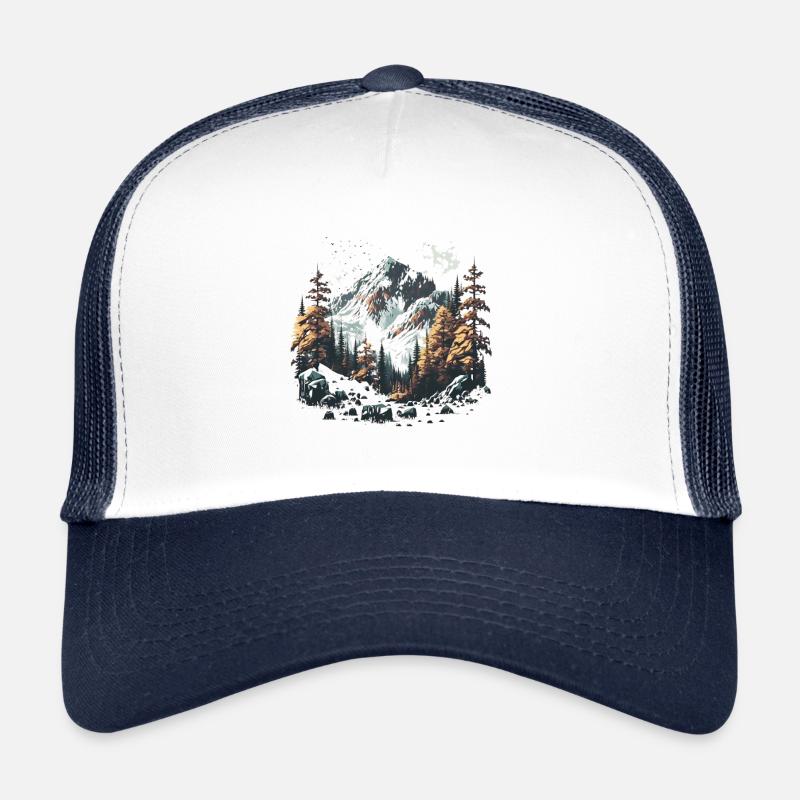 schöne Berglandschaft Trucker Cap