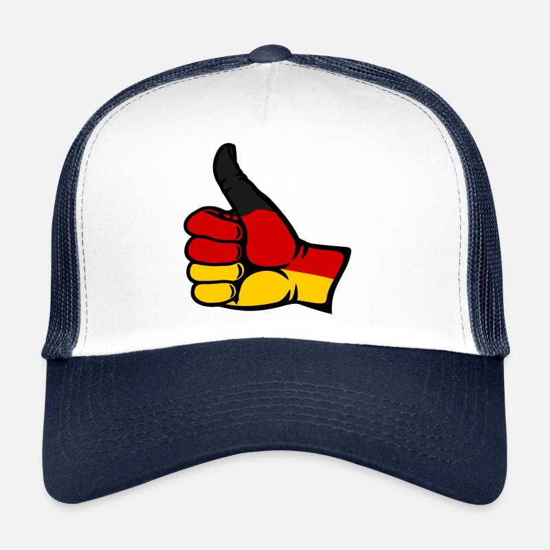Germany Flag All Clear Icon Trucker Cap