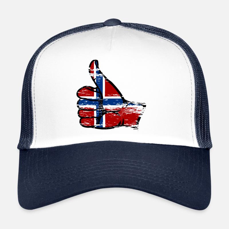Norwegen Flagge alles klar Symbol used Trucker Cap