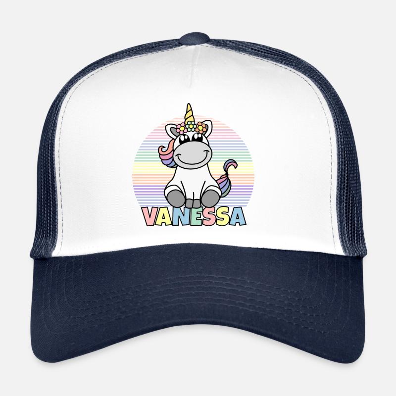 Vanessa Einhorn Name Trucker Cap