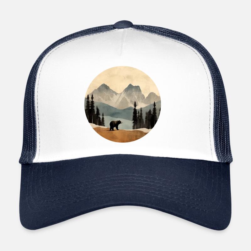 Bär in den Bergen Trucker Cap