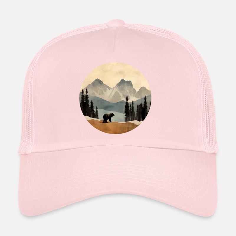 Ours dans les montagnes Casquette trucker 