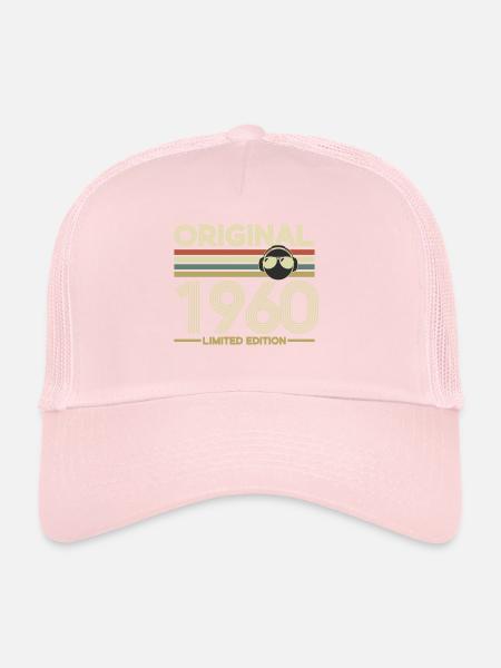 1960 - Trucker Cap - pale pink - Front