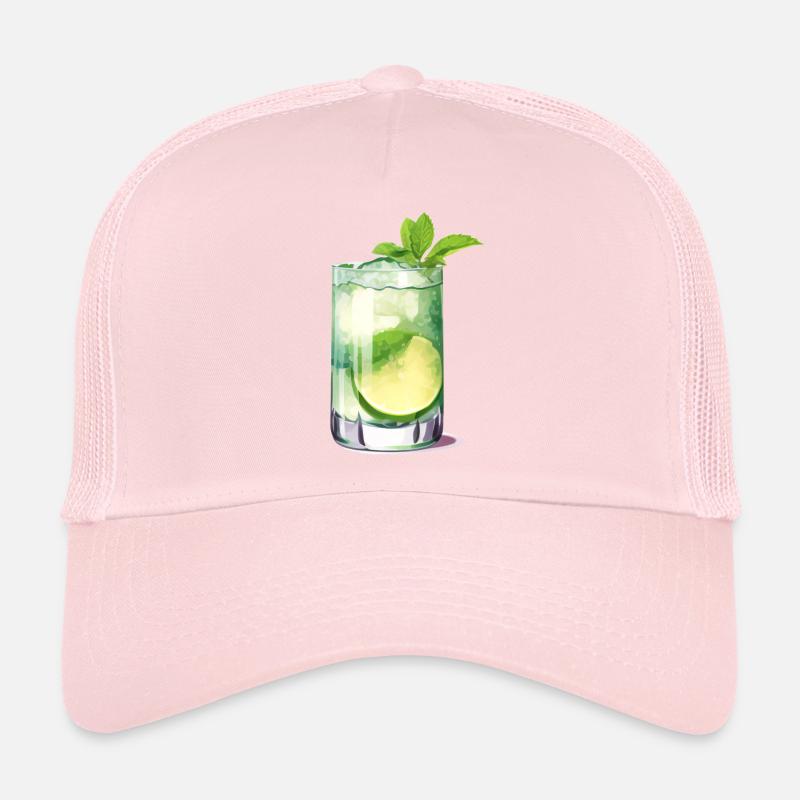 Mojito Cocktail Long Drink Casquette trucker 