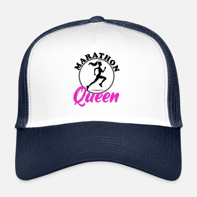 Reine du marathon Casquette trucker 