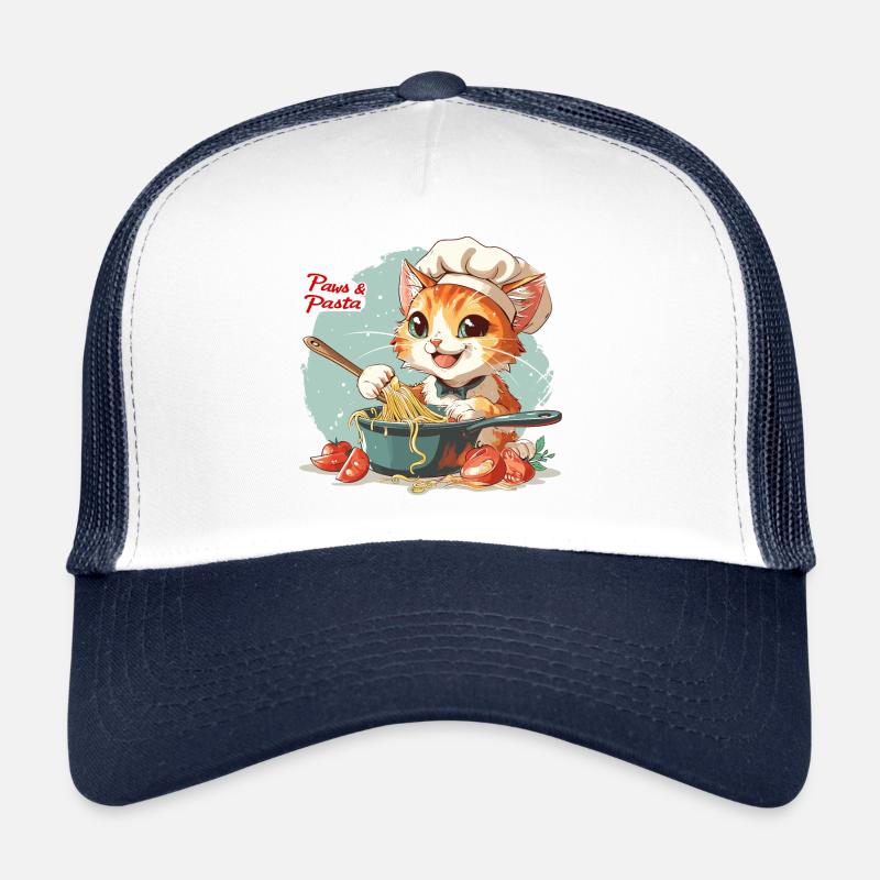 Paws and Pasta Paws and Pasta Animal Sayings Trucker Cap