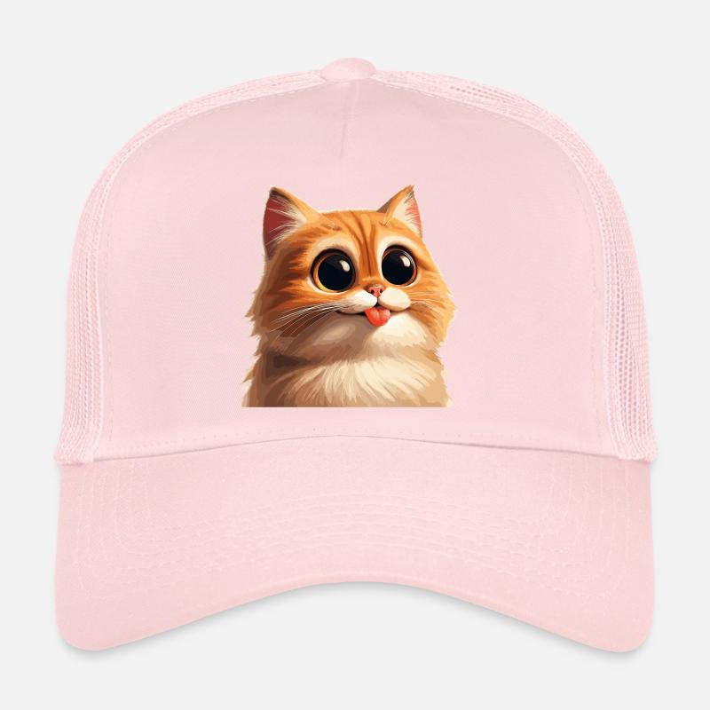 Chat aux yeux énormes Casquette trucker 