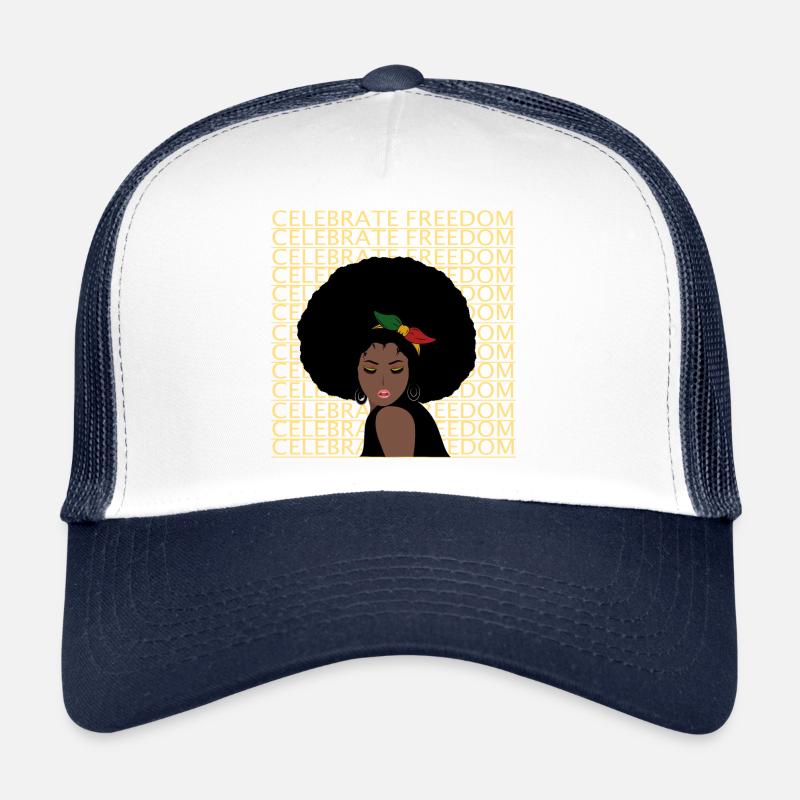 Journée de la liberté Juneteenth Casquette trucker 