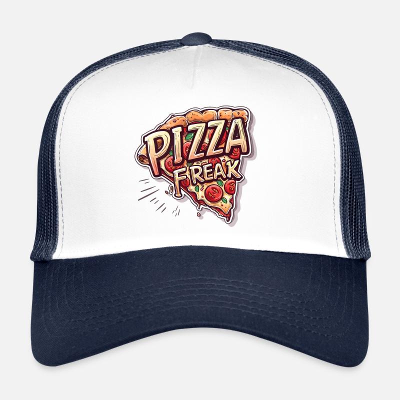 PIZZA FREAK FAST FOOD LOVER Trucker Cap