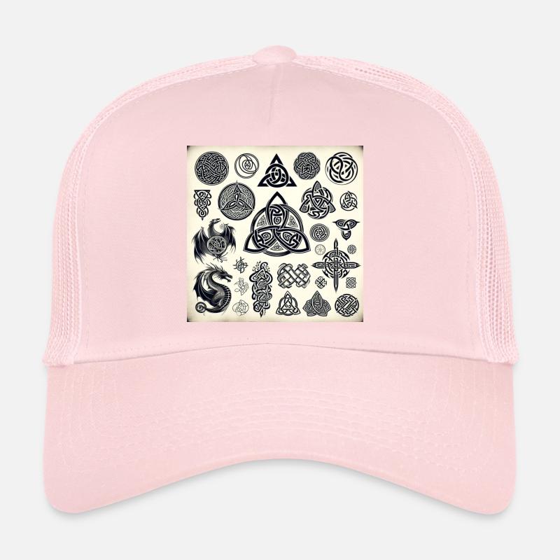 Celtic Symbols Trucker Cap